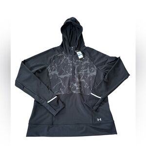 Under Armour Out Run The Cold 1/2 Zip Jacket Women Size XL NWT